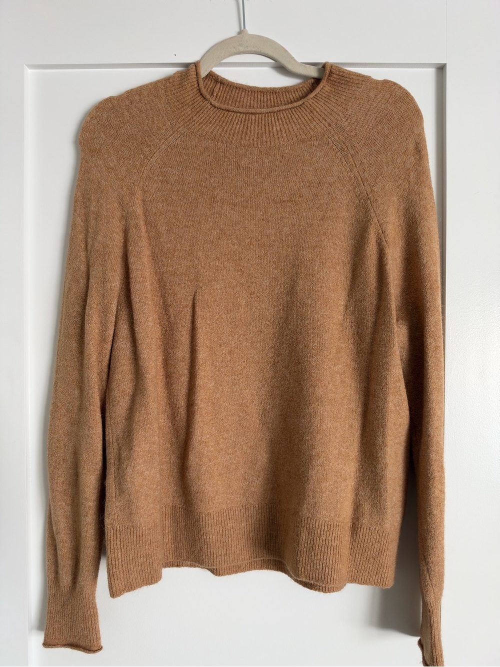 J. Crew Camel-Tan Crewneck Sweater